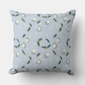 Coussin Winter Wreath Throw Pillow
