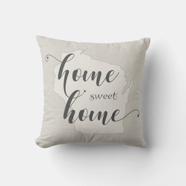 Coussin Wisconsin - Coup de fouet pour la maison (Recto)