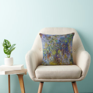 Coussin Wisteria (moitié droite) de Claude Monet