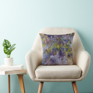 Coussin Wisteria (moitié gauche) par Claude Monet