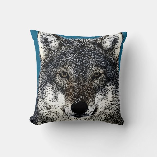 Coussin Wolf Eyes (Recto)