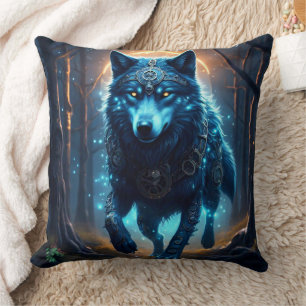 Coussin Wolf Steampunk