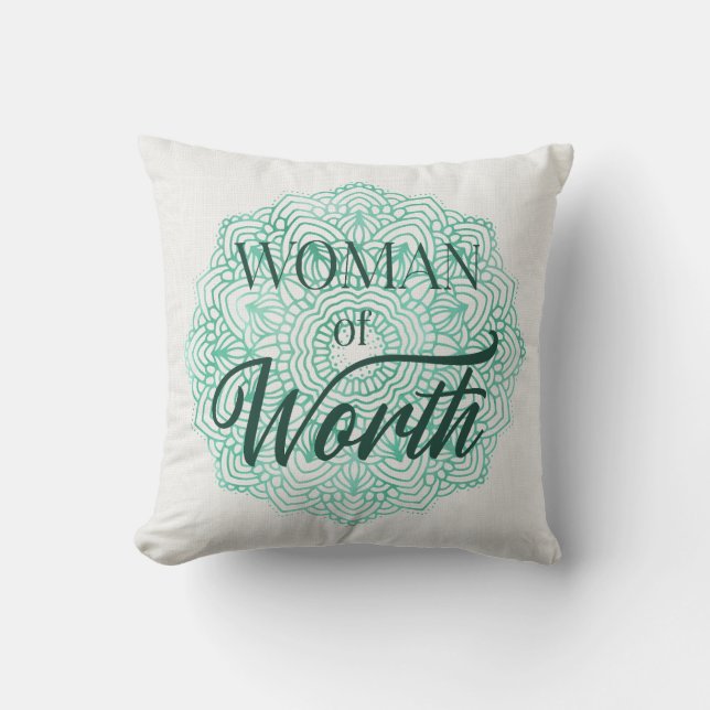 Coussin Woman of Worth (Recto)