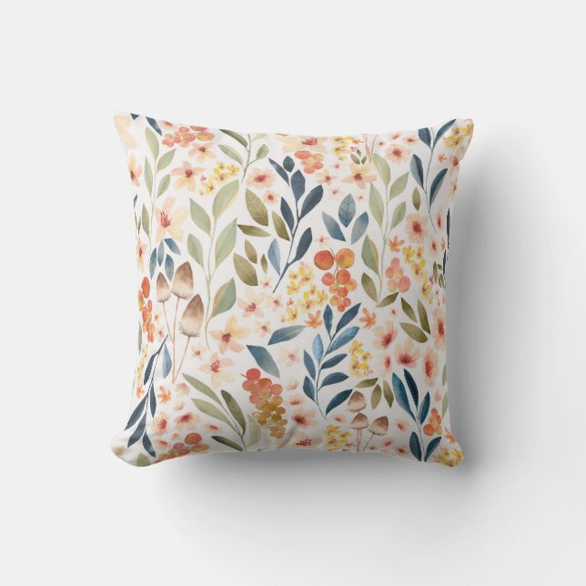 Coussin Wreath d'été (Recto)