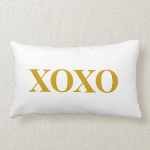 Coussin - xoxo d'or