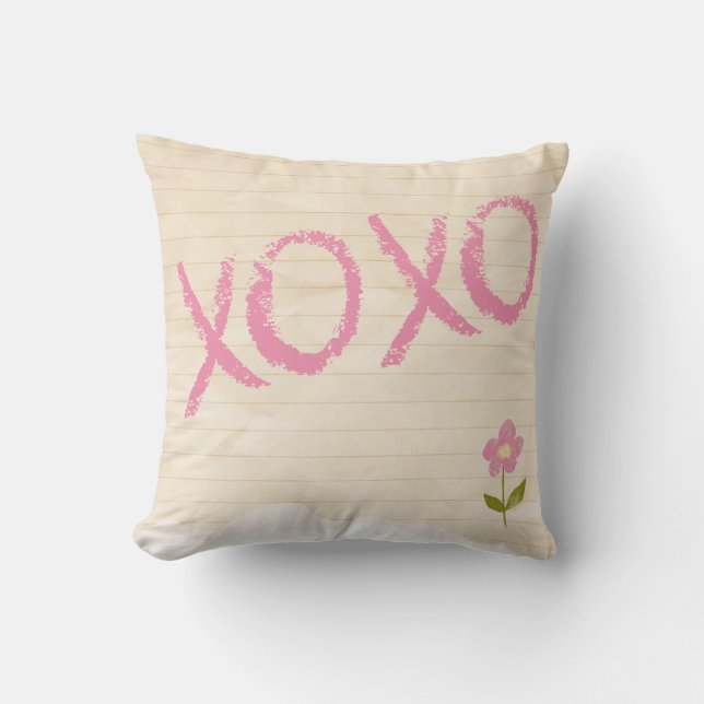 Coussin XOXO pillow (Recto)