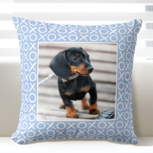 XOXO Pinceau personnalisé Photo de chien Bleu Mode