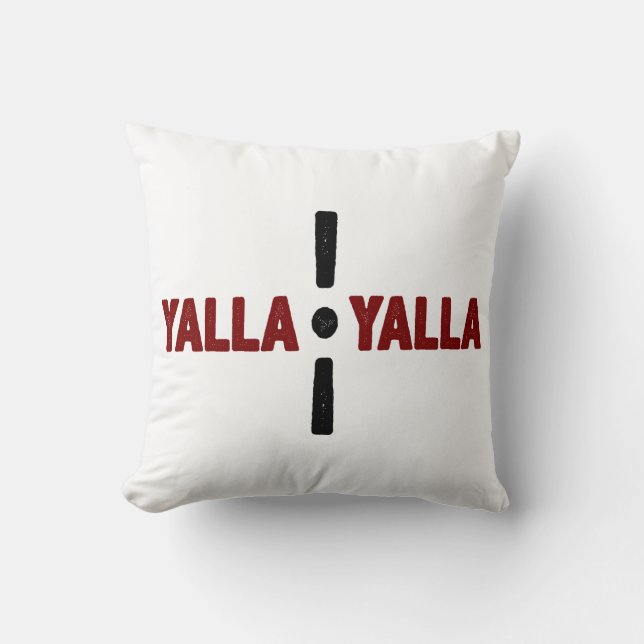 Coussin Yalla Yalla (Recto)