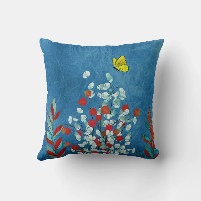 Coussin Yellow Butterfly (Verso)