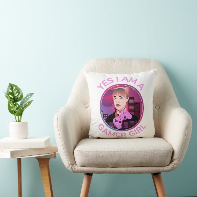 COUSSIN YES I AM A GAMER GIRL (Chaise)