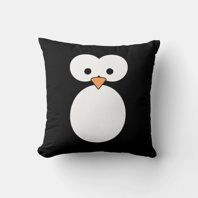 Coussin Yeux de pingouin (Recto)