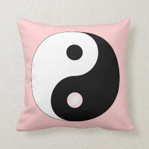 Coussin Yin paisible Yang