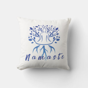 Coussin Yoga minimaliste et conception de méditation