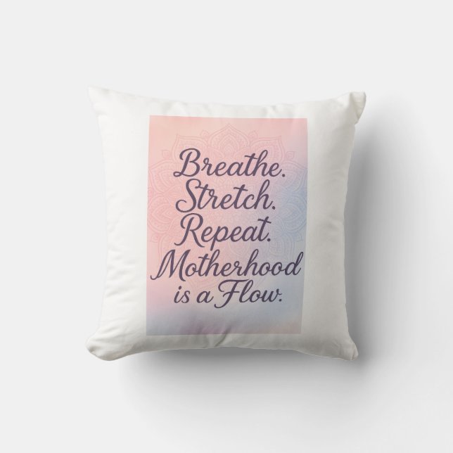 Coussin Yogi Mama  (Recto)