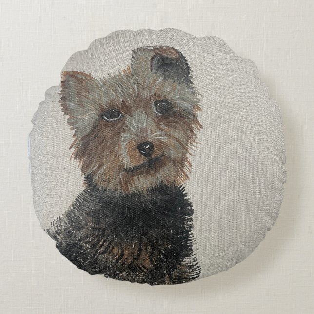 Coussin Yorkie (Devant)