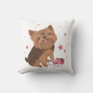 Coussin Yorkie, le créateur de problèmes le plus fou