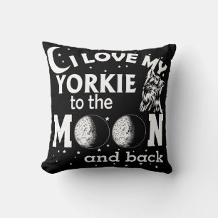 Coussin Yorkie Yorkshire Chien Chien Chiot Décor à la mais