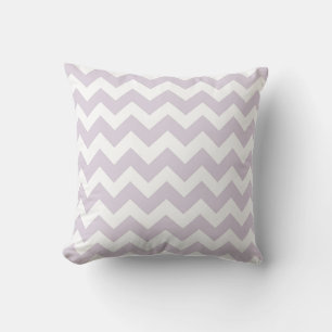 Coussin Zag de Chevron Zig rose et blanc de Palest