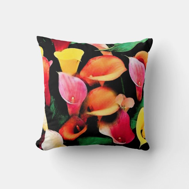 Coussin Zantedeschia (Recto)