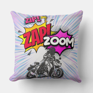 Coussin zip, zap, zoom - lancer l'oreiller