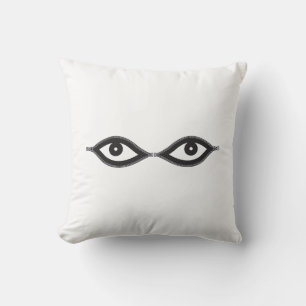 Coussin Zipper eyes