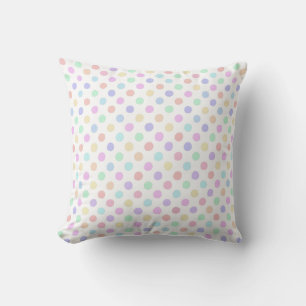 Coussin Zones multicolores sur blanc