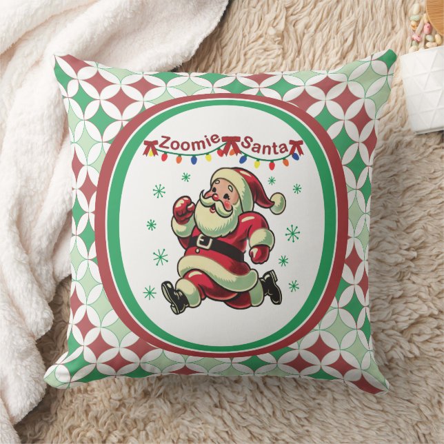 Coussin Zoomie Santa Christmas (Couverture)