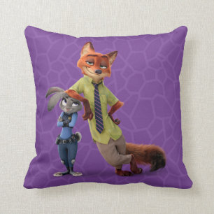Coussin Zootopie  Judy & Nick - Juste Chilling!