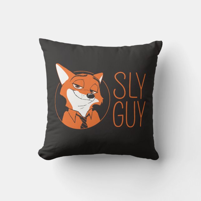 Coussin Zootopie| Nick Wilde - Sly Guy (Recto)