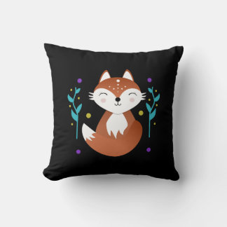 Coussin Zorra nocturna meditando en la noche