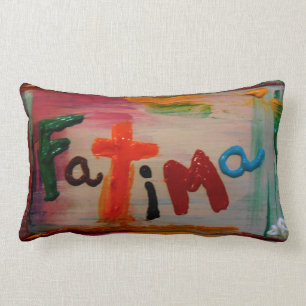 coussins abstraits de Fatima