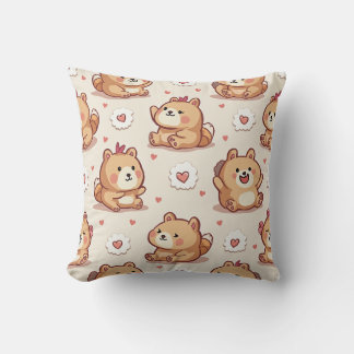 coussins animaux mignons