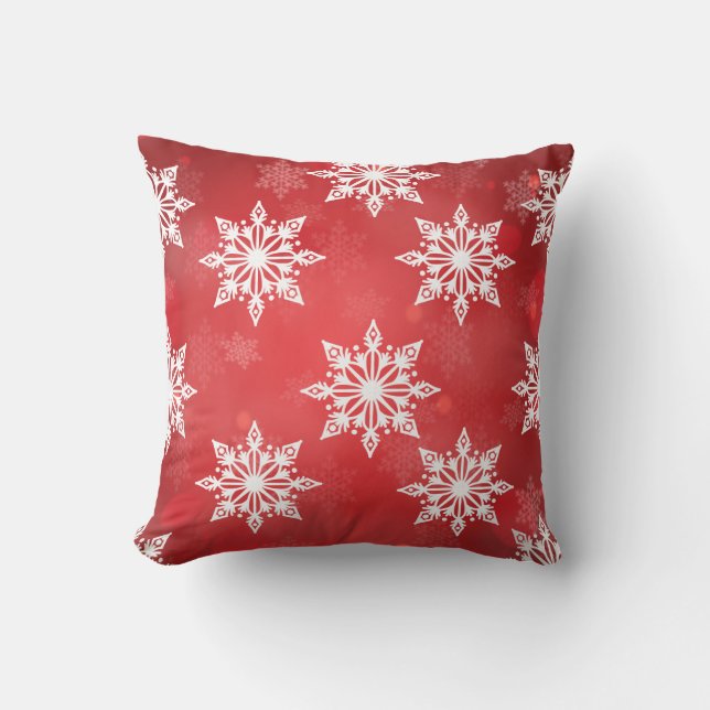 Coussins blancs de flocon de neige (Recto)