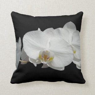 Coussins blancs de MoJo d'Américain d'orchidées