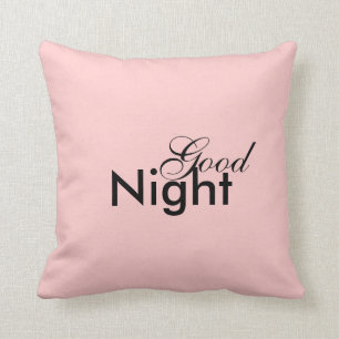 Coussins bonjour/bonne nuit