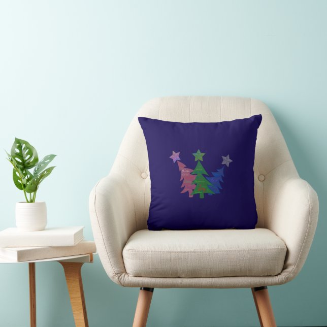Coussins d'art de Noël (Chaise)