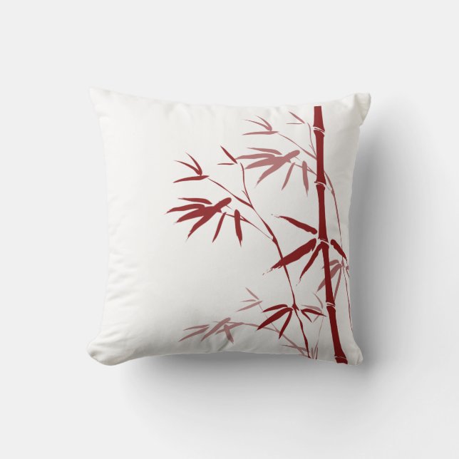Coussins de bambou rouge (Recto)