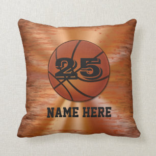 Coussins de basket-ball avec VOTRE NOM et NOMBRE