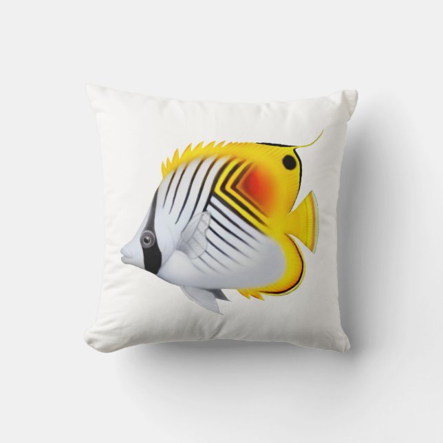 Coussins de Butterflyfish d'Auriga de Threadfin (Recto)