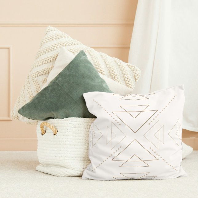Coussins de jet Boho Tons Terre (Créateur téléchargé)