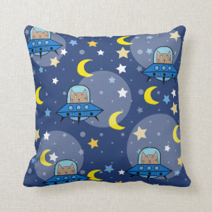 Coussins de l'UFO Space Cats
