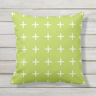 Coussins de plein air au vert de chaux - Scandi Ch