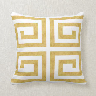 Coussins Décor-Doux blancs d'or de tours