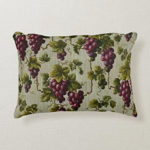 Coussins Décoratifs 1900 Raisins Vintages Fruits Botanique