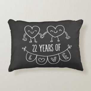 Coussins Décoratifs 22e Anniversary Poison de Chalk Hearts