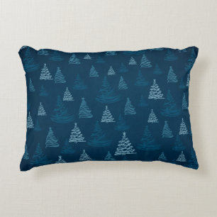 Coussins Décoratifs 2d illustration. Abstraits flocons de neige. Saint
