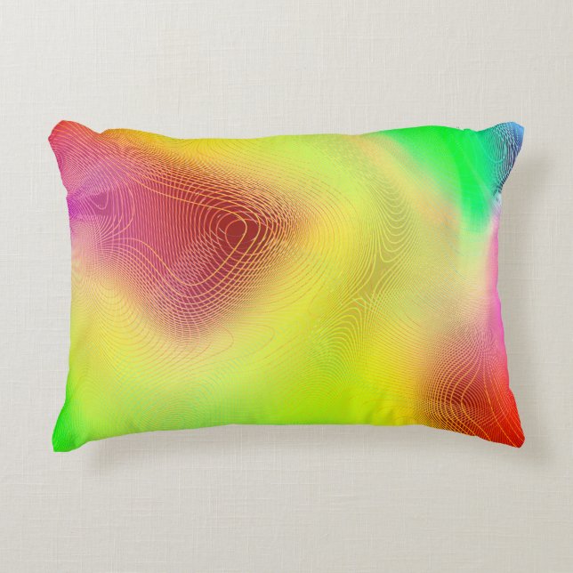 Coussins Décoratifs abstrait arrière - plan flou. palette graphique mu (Devant)