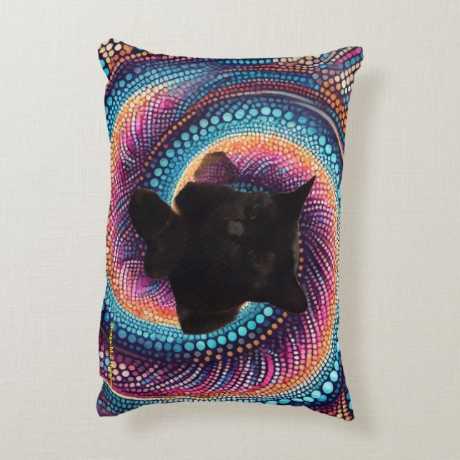 Coussins Décoratifs Accent Oreiller Le Miaulement du Chat (Dos(Vertical))