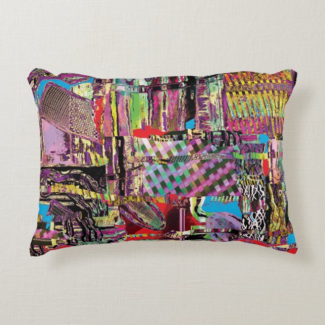 Coussins Décoratifs Accent Pillow – Urban Fractals (Devant)