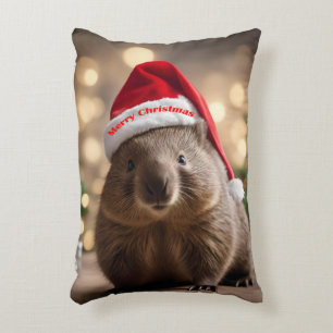 Coussins Décoratifs adorable Noël Wombat,